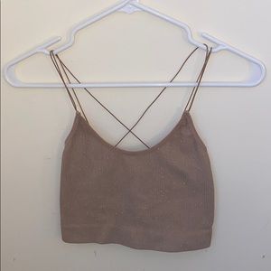 Shimmer UO Crop Top